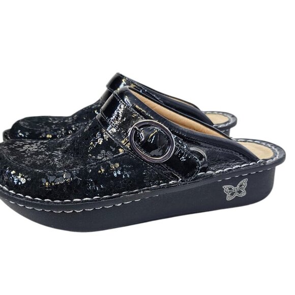 Alegria Womens Seville Leather Comfort Clogs, Mules, Slip On, Black 37/ US 7 - Picture 8 of 8